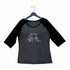 Nerd Wordplay CURIOSITY KILLED THE CAT Custom Printed Graphic Design Raglan T-Shirt for Women